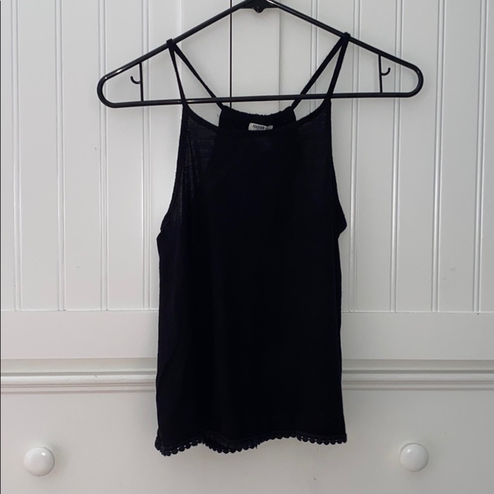 •Forever 21 Girl’s Black Strappy Tank